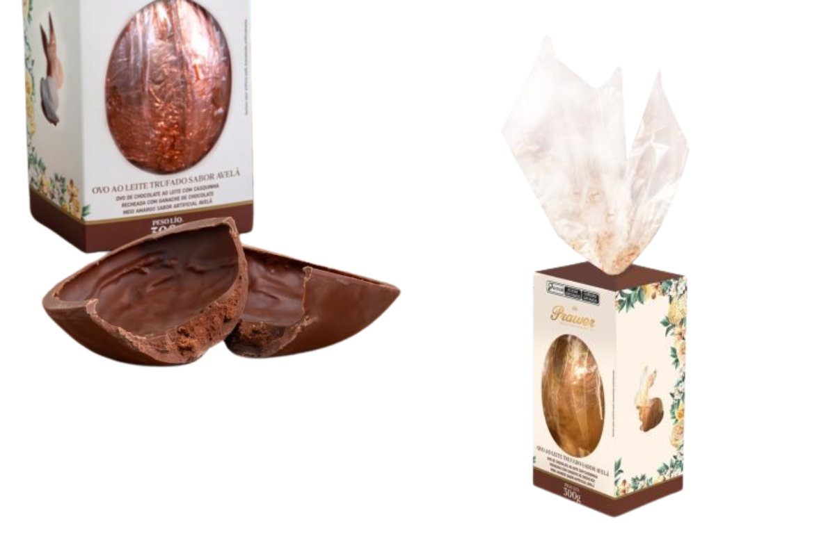 Prawer ovos trufados chocolate