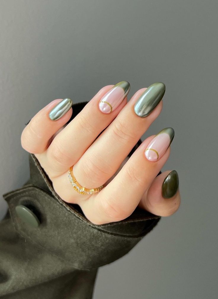 unhas francesinhas cromadas 10