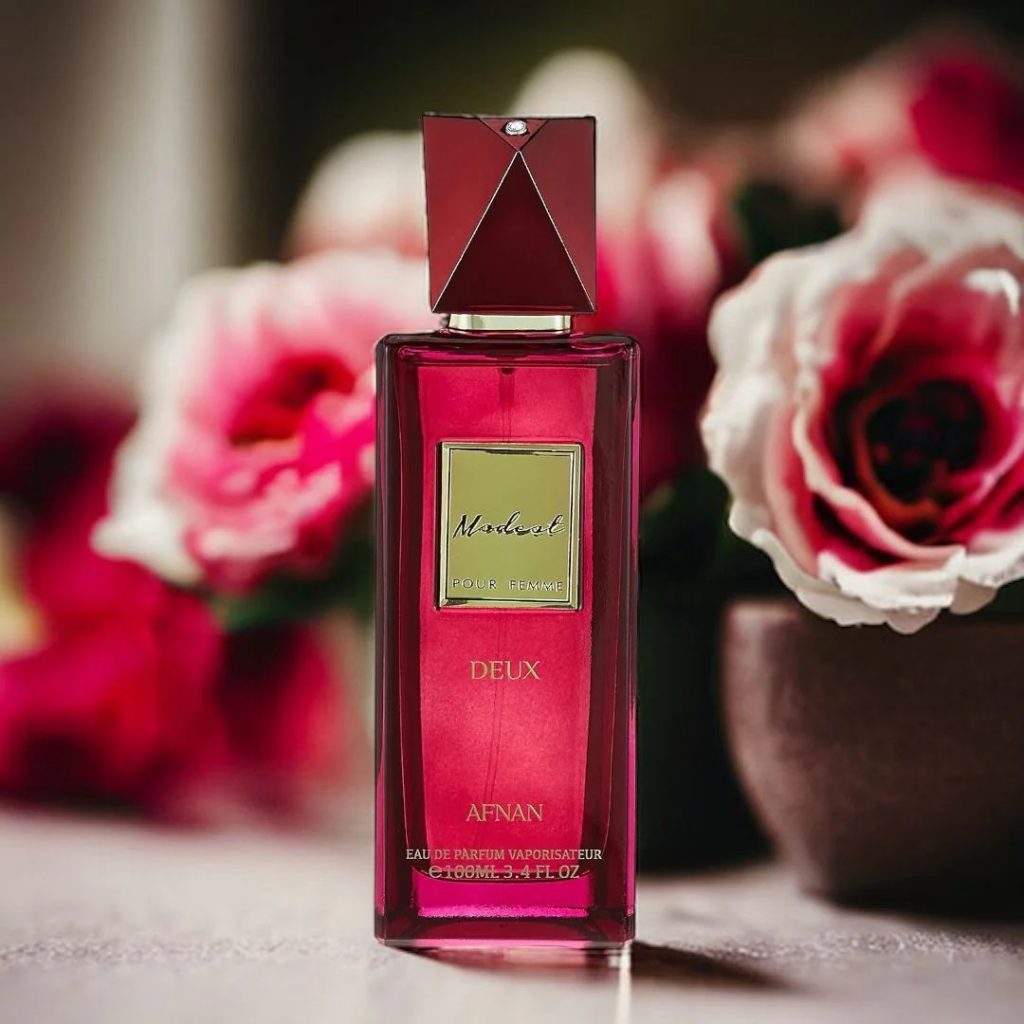 Modest Deux Afnan é um dos perfumes femininos que combinam com o inverno