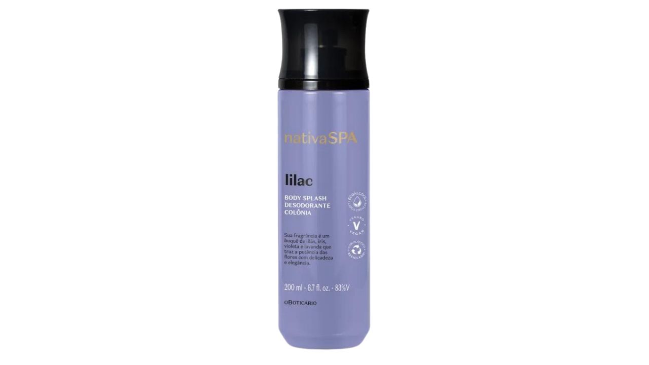 Body Splash Nativa Spa Lilac