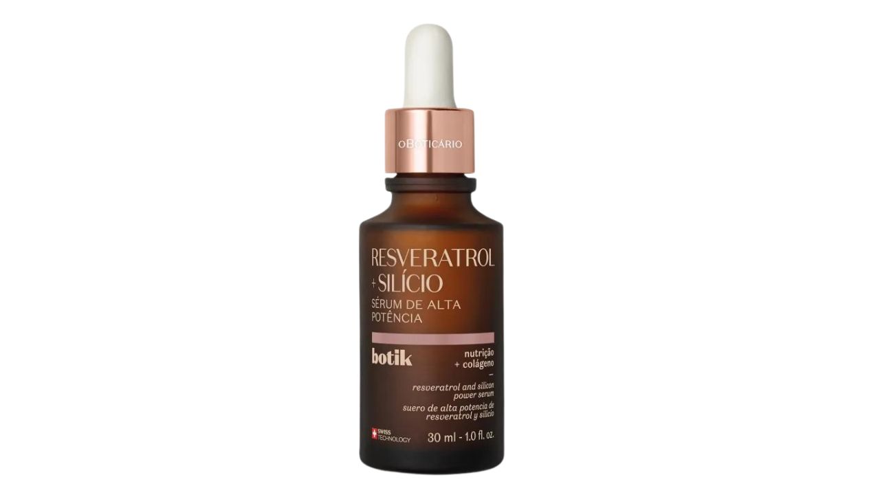 Sérum de Alta Potência Resveratrol e Silício Botik