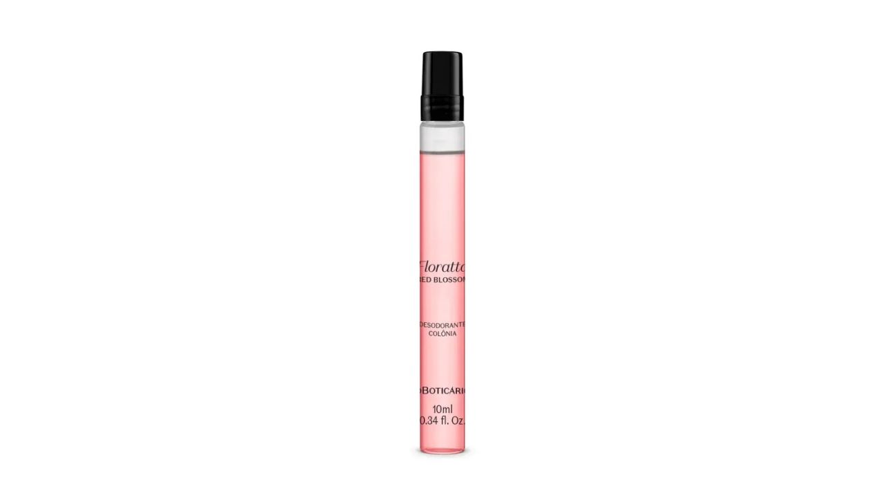 miniatura perfume feminino Floratta Red Blossom do Boticário