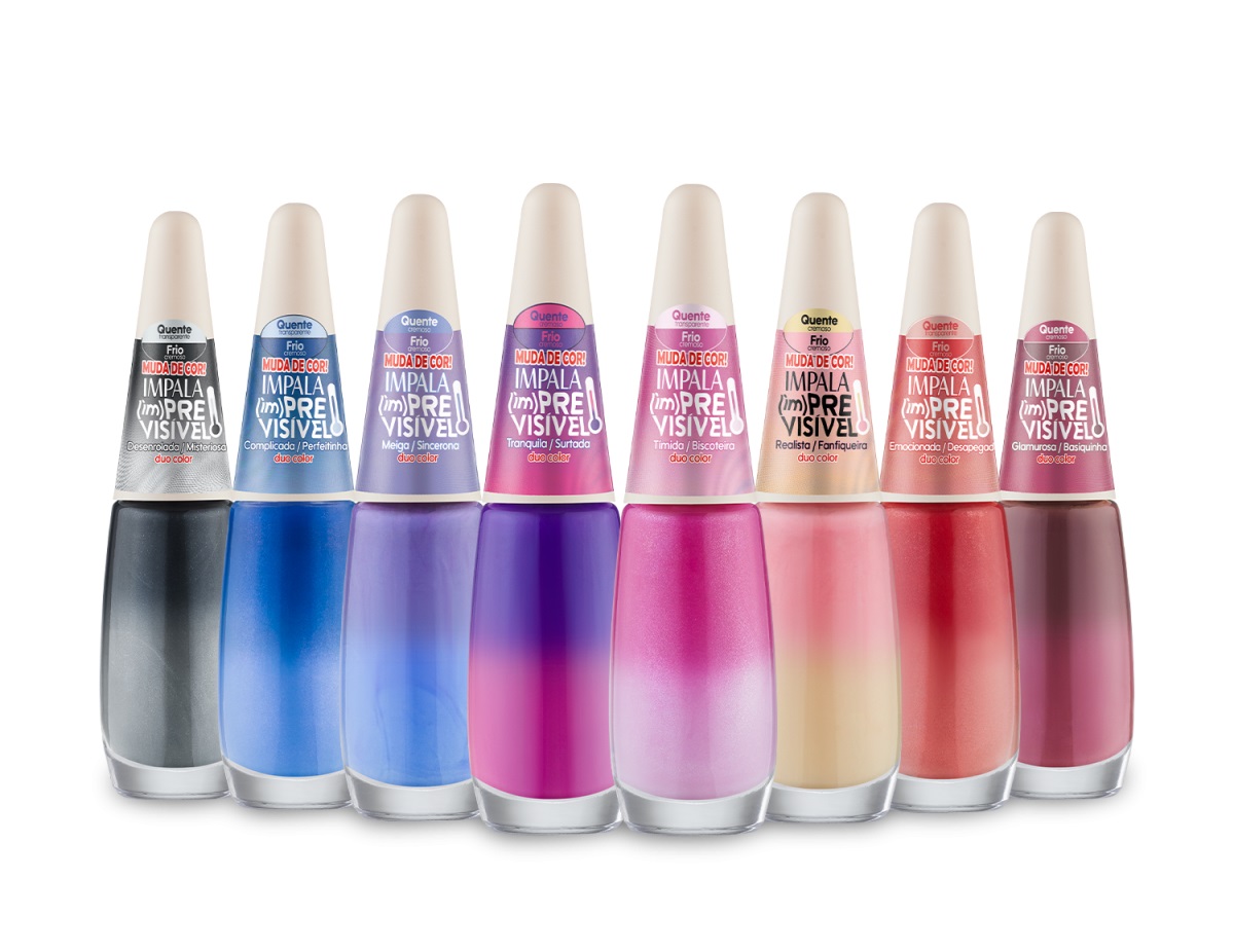 coleção esmaltes impala imprevisível