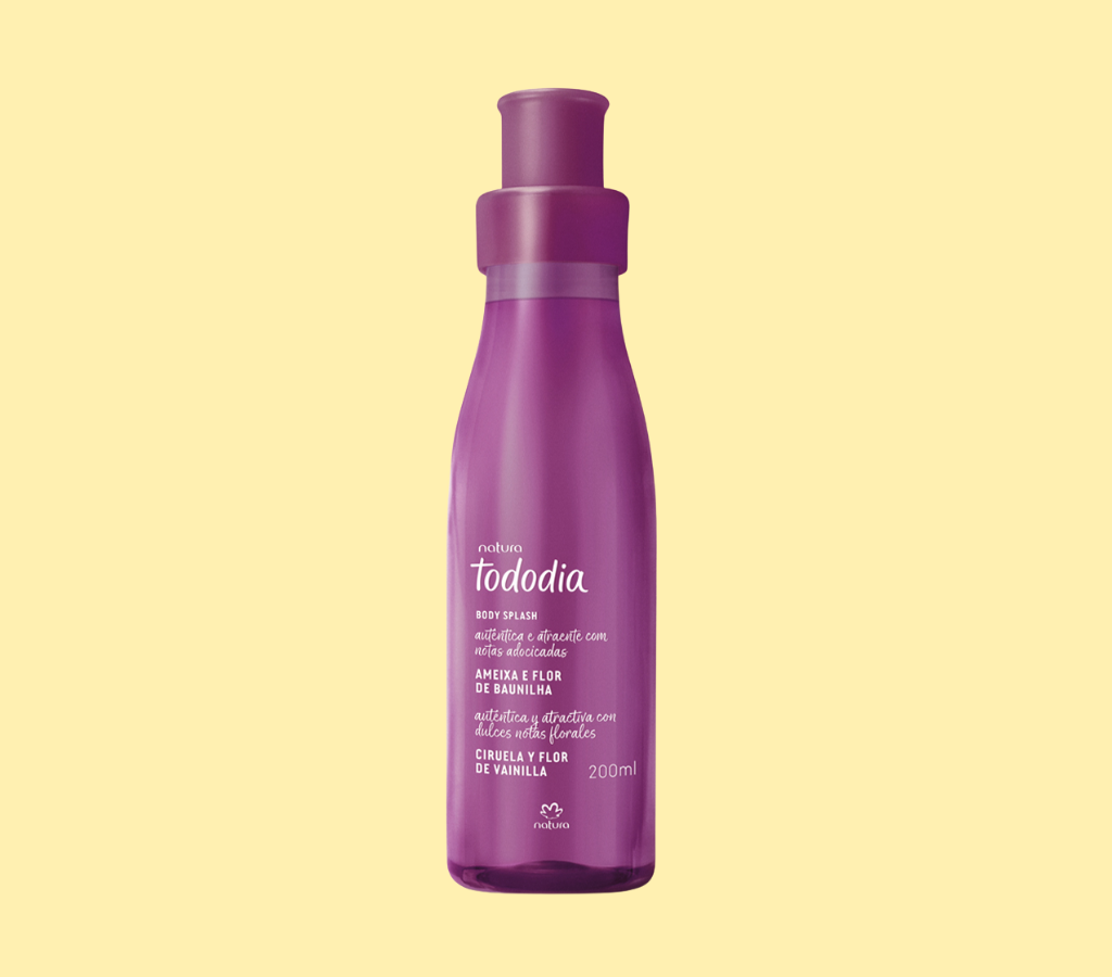 Todo Dia Ameixa e Flor de Baunilha entre os body splashes para o trabalho