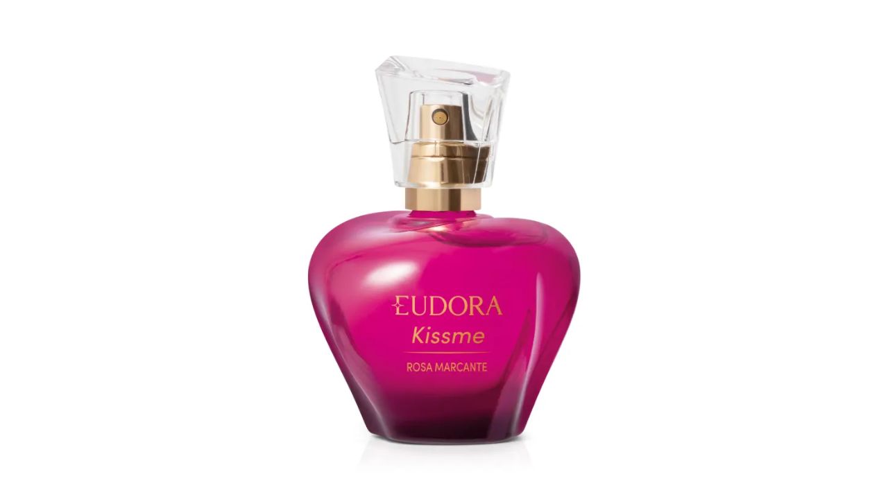 perfume Kiss Me Rosa Marcante - Eudora